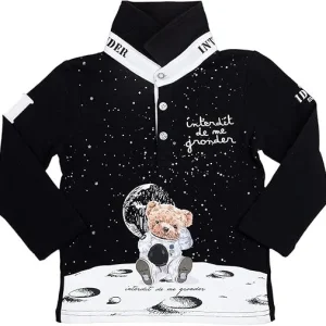 Polo manches longues Interdit De Me Gronder Luna