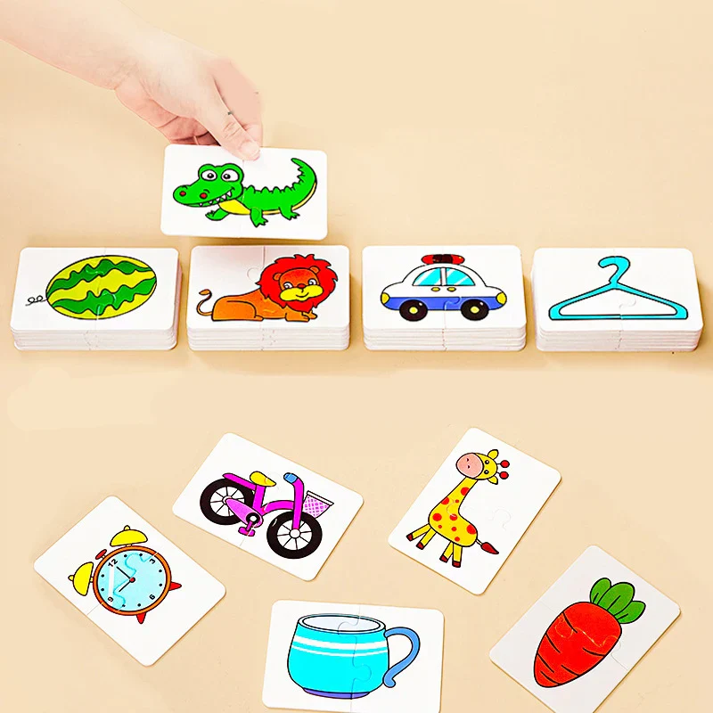 Puzzle Éducatif 32 Cartes – Jeu d'Éveil Cognitif pour Enfants – Image 2