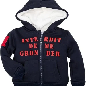 Sweat zippé Interdit De Me Gronder Rika marin
