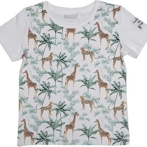 T-shirt Interdit De Me Gronder Girafe écru