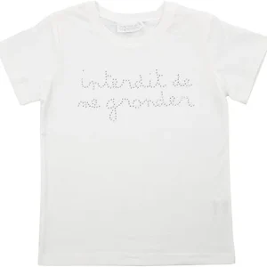 T-shirt Interdit De Me Gronder Rock blanc