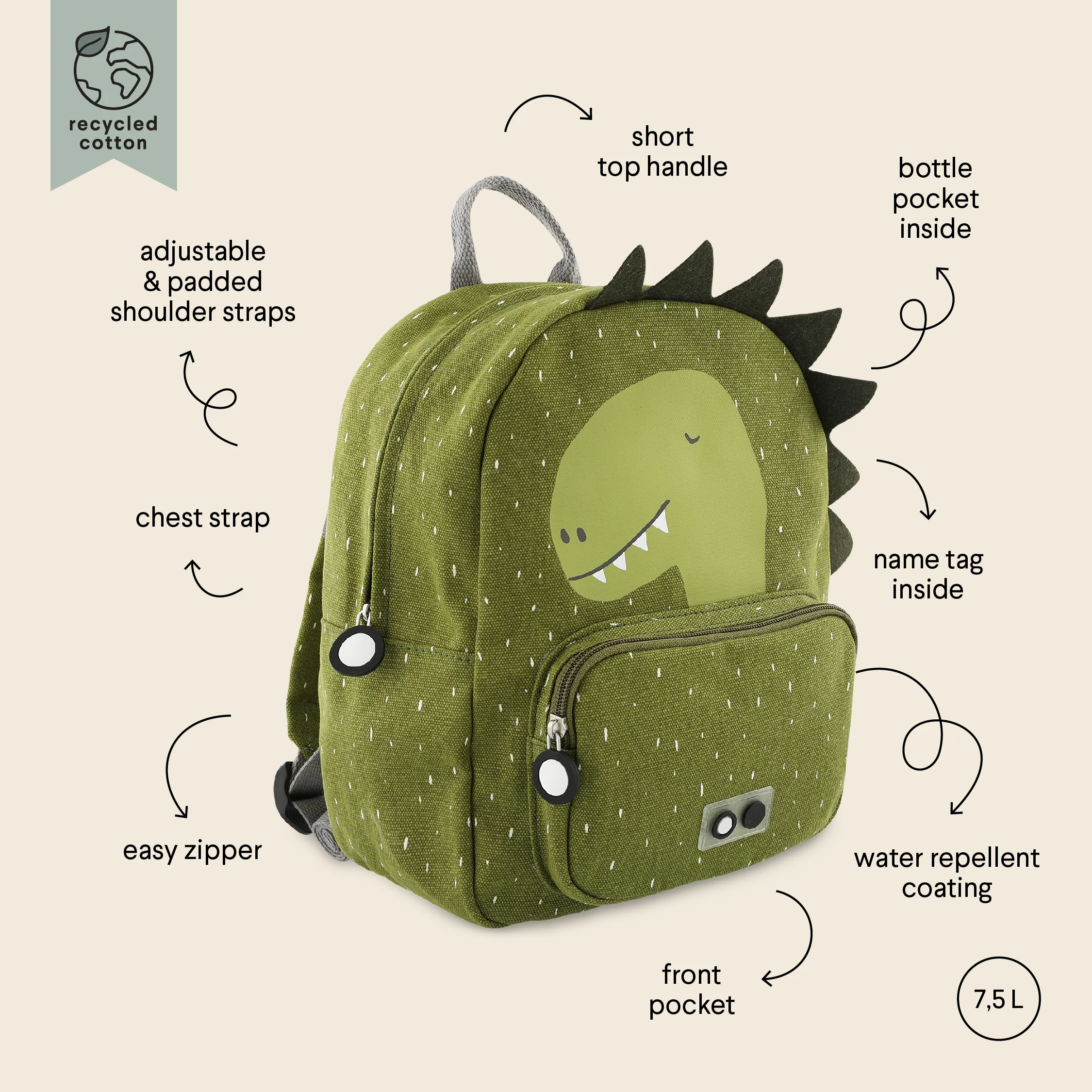 Sac à dos – Monsieur Dino – Image 4