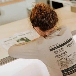 T shirt manches longues beige