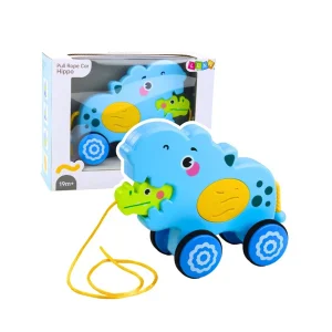 YOULEEN - Voiture à tirer hippopotame