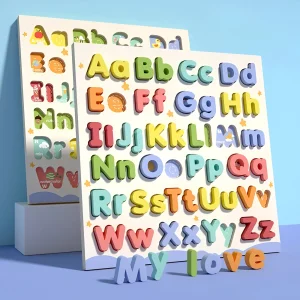 Apprends l'Alphabet et l'Anglais : Lettres Majuscules, Minuscules et Mots Associés
