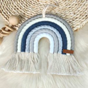 Arc en ciel bleu gris