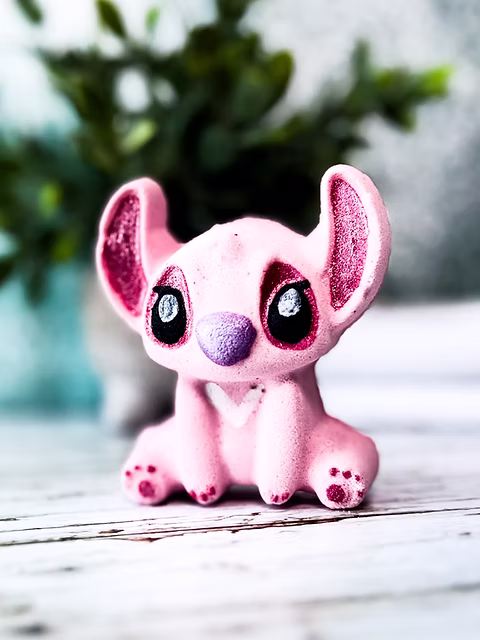 Bombe de bain | Ange rose avec surprise