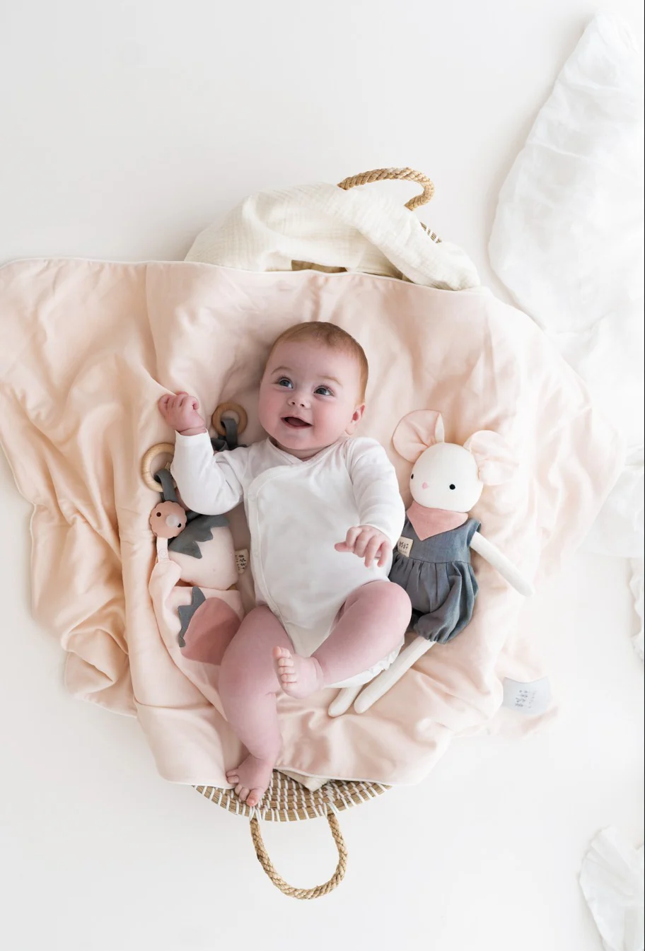 Couverture matelassée Rose – Image 3