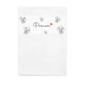 Gant de toilette personnalisable | Éléphant
