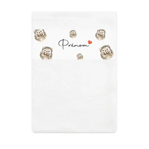 Gant de toilette personnalisable | Hérisson