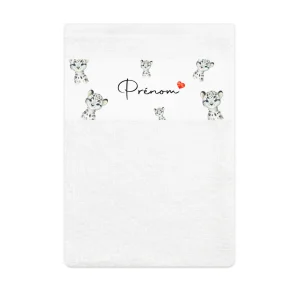 Gant de toilette personnalisable | Léopard