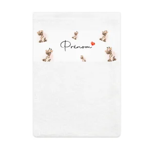 Gant de toilette personnalisable | Girafe