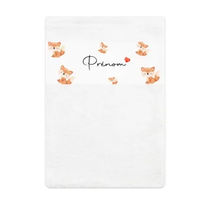 Gant de toilette personnalisable | Renard II