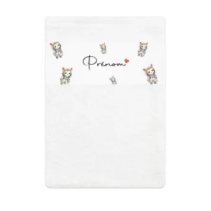 Gant de toilette personnalisable | Chat astronaute