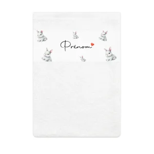 Gant de toilette personnalisable | Lapereau