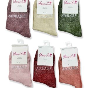 Chaussettes Enfant Brillantes – Modèle “Adorable”