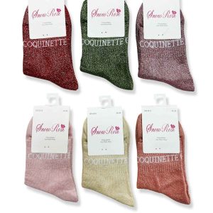 Chaussettes Enfant Brillantes – Modèle Coquinette