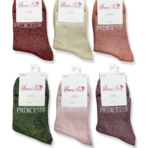 Chaussettes enfant brillantes “Princesse”