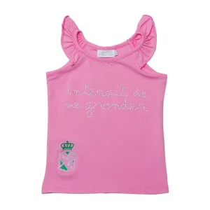 Débardeur Interdit De Me Gronder City rose