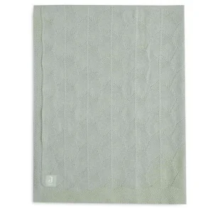 Couverture légère vert amande Shell Knit Sea foam