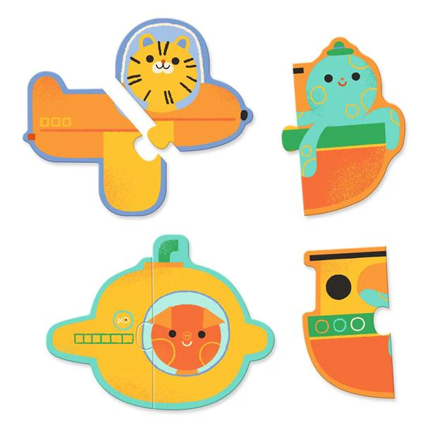 Ensemble de 10 puzzles duo | Véhicules – Image 3