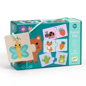 Ensemble de 12 Puzzles duo | Couleurs
