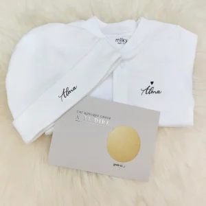 Ensemble pyjama bonnet coton