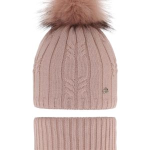 Ensemble bonnet + snood – Fille amaltea
