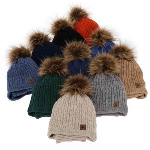 Ensemble bonnet & snood bébé garçon