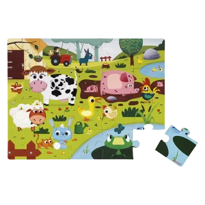 Puzzle tactile & sensoriel | Les animaux de la ferme
