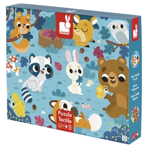 Puzzle tactile & sensoriel | Les animaux de la forêt