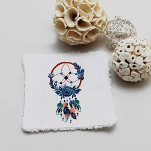 Lingette lavable "Capteur de rêves"