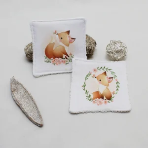 Lingette lavable "Foxes"