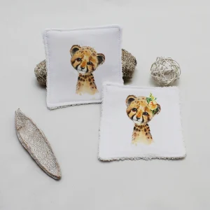 Lingette lavable "Guepard"