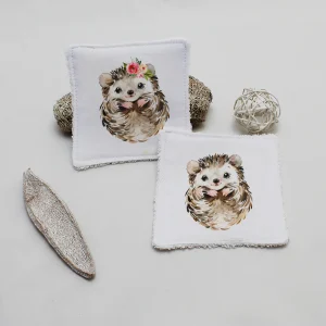 Lingette lavable Hérisson