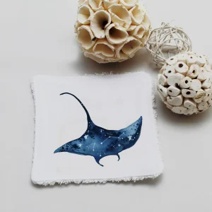 Lingette lavable Constellation Raie