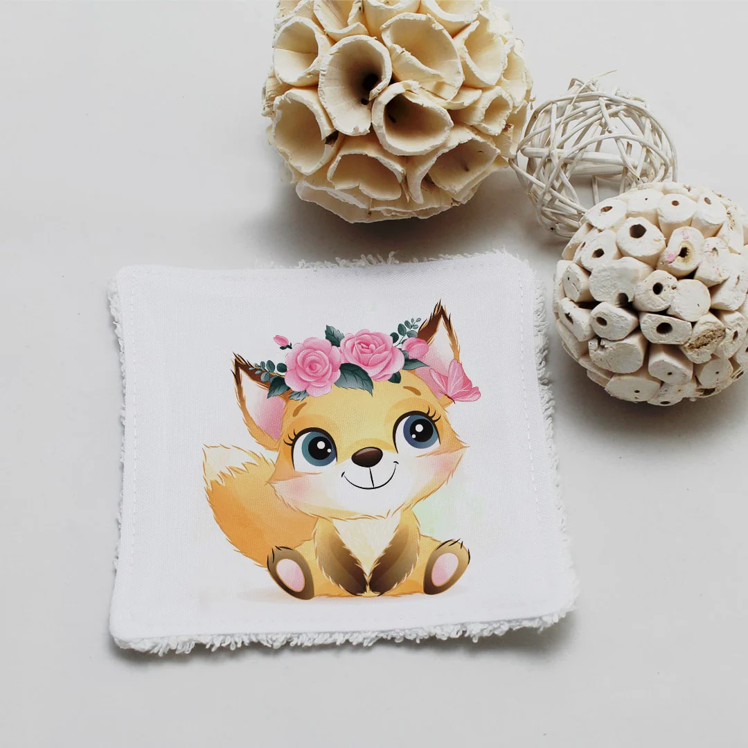 Lingette lavable Renard