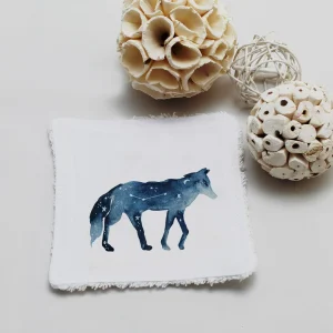 Lingette lavable Constellation Renard