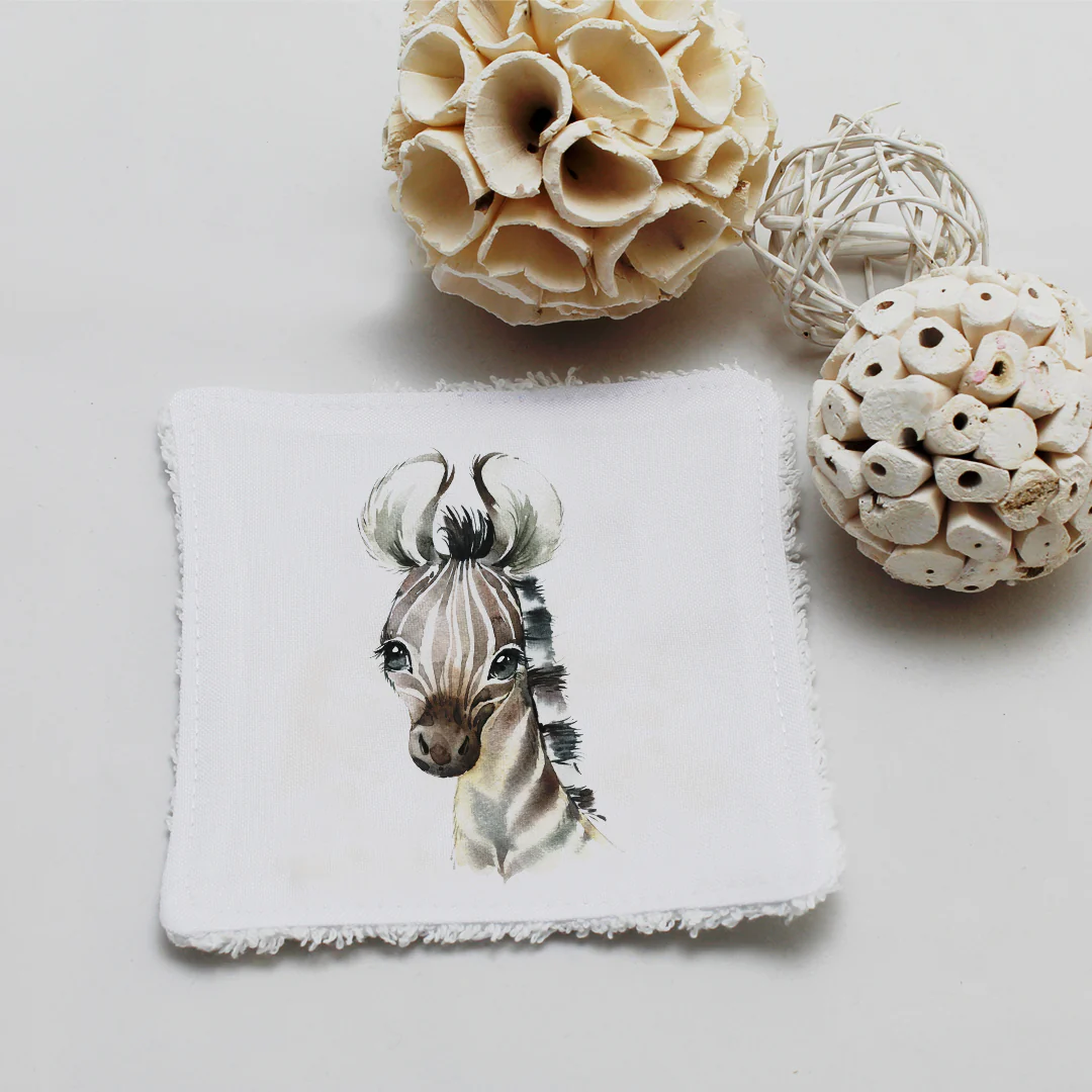 Lingette lavable Zèbre – Image 2