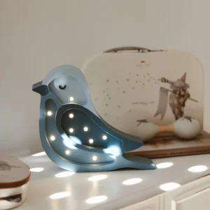 Lampe veilleuse en bois – Petit oiseau
