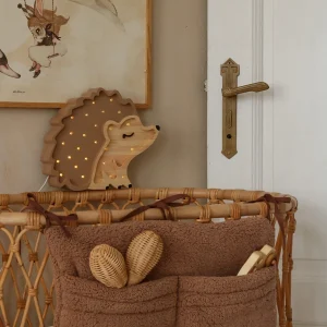 Lampe veilleuse en bois – Hérisson