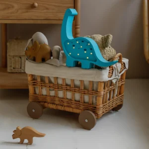 Lampe veilleuse en bois – Mini Dino