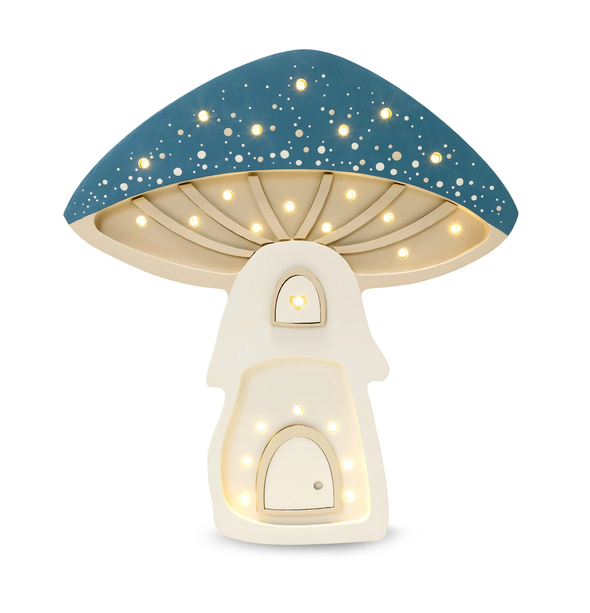 Lampe veilleuse en bois – Champignon