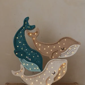 Lampe veilleuse en bois – Baleine