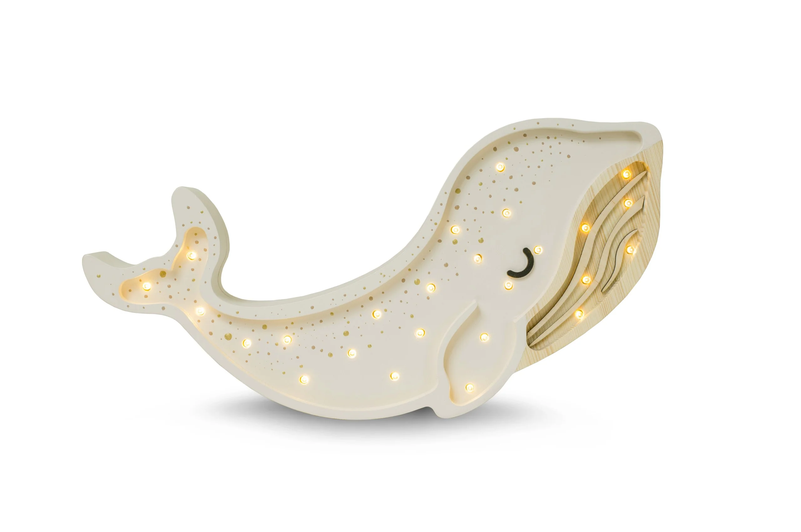 Lampe veilleuse en bois – Baleine – Image 7