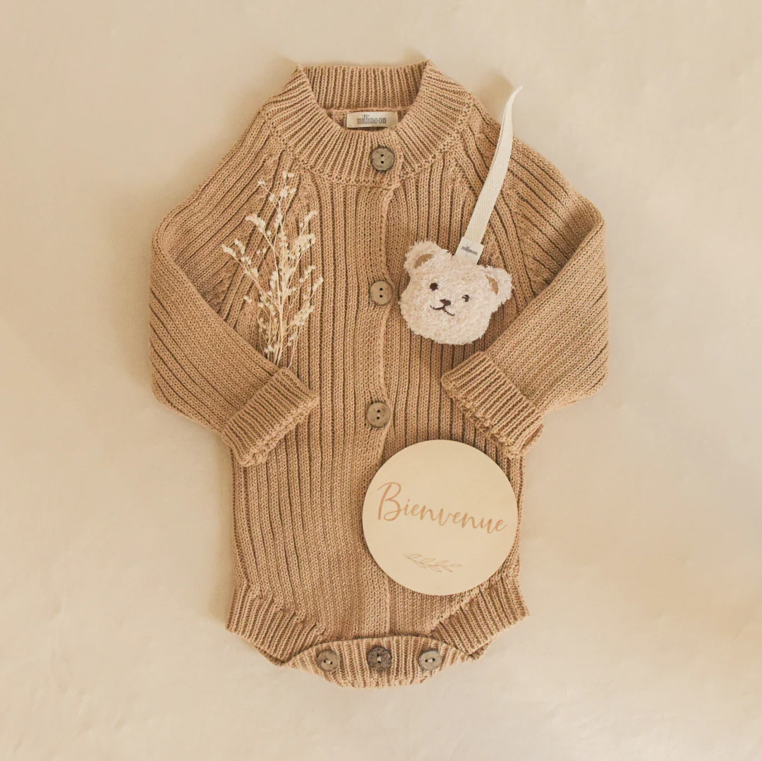 Coffret naissance marron 3 articles – Image 3