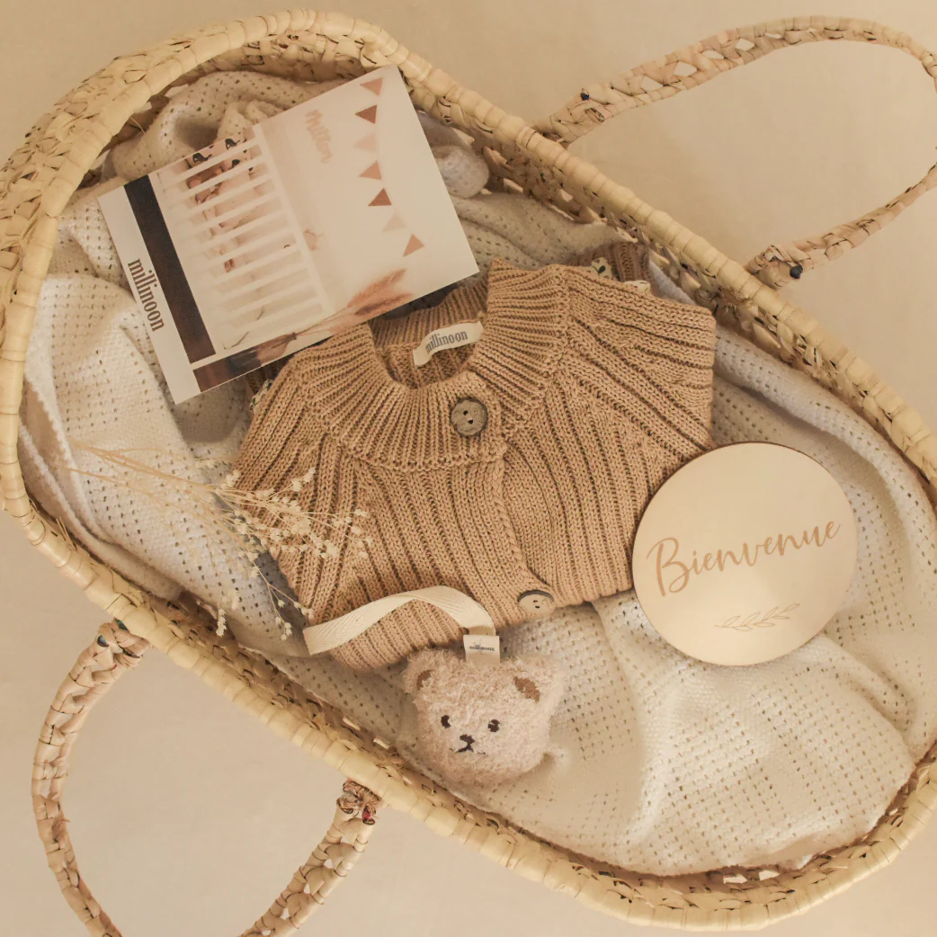 Coffret naissance marron 3 articles – Image 2