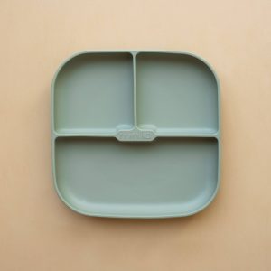 Assiette en silicone | Sauge