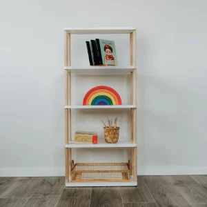 Étagère Montessori Modulable Droite MINI – 5 Niveaux