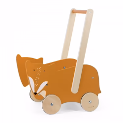 Chariot de Marche Renard Malin en Bois FSC® – Éveil & Premiers Pas